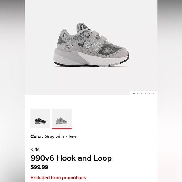 New balance 990v6 - Picture 1 of 4